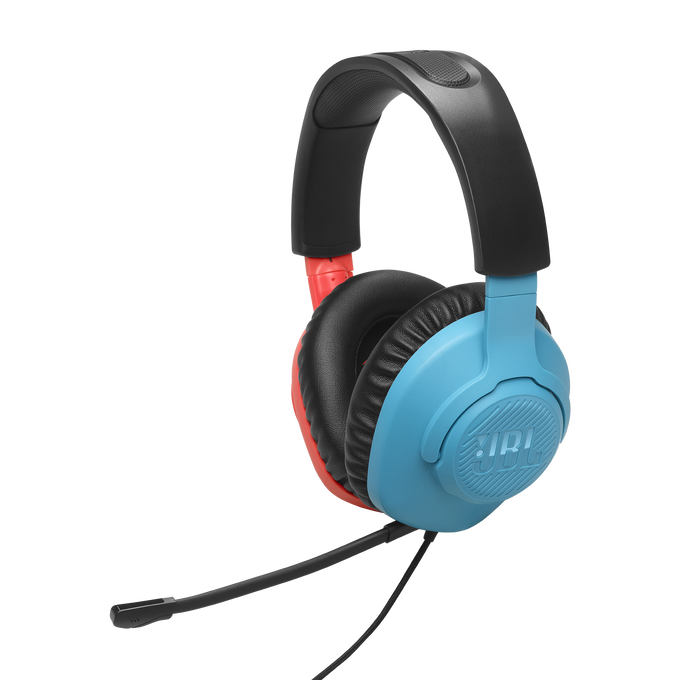JBL Quantum 100N - Black - Wired over-ear gaming headset with detachable mic - Detailshot 3 image number null